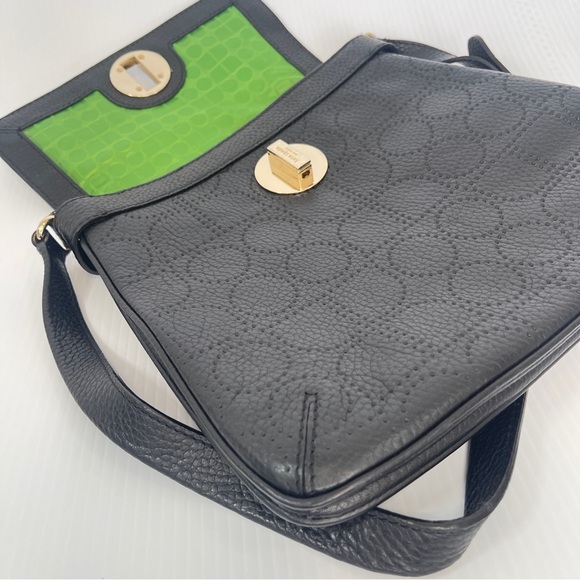 Kate Spade Black Leather Crossbody Bag - Picture 9 of 13